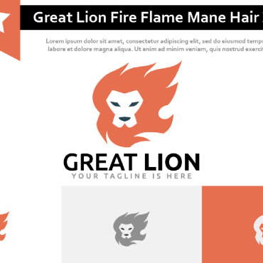 Lion Fire Logo Templates 255710