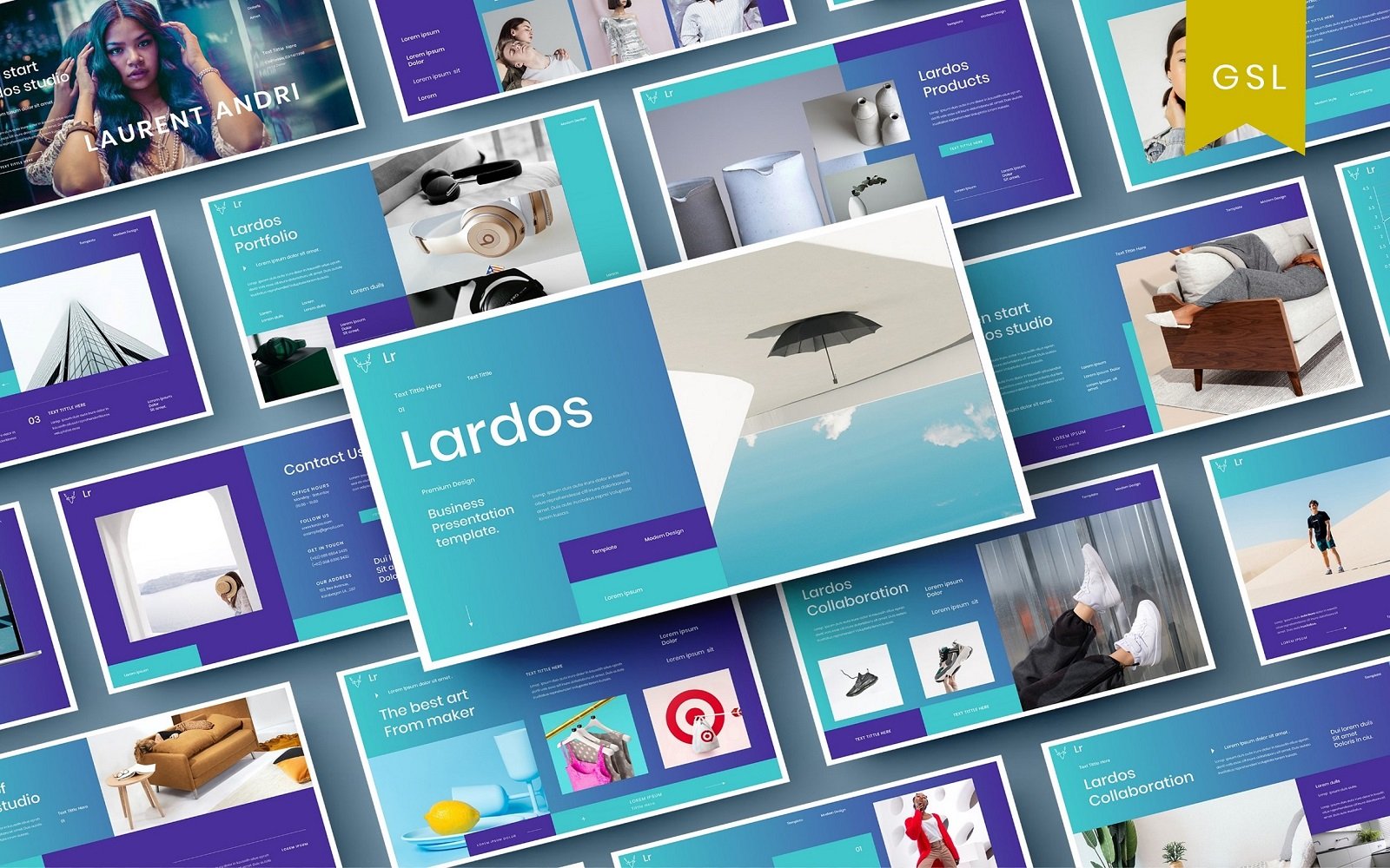 Lardos - Business Google Slide Template