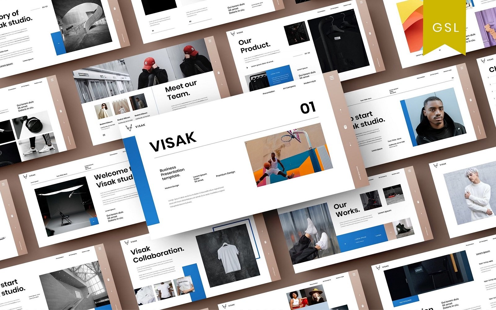 Visak - Business Google Slide Template