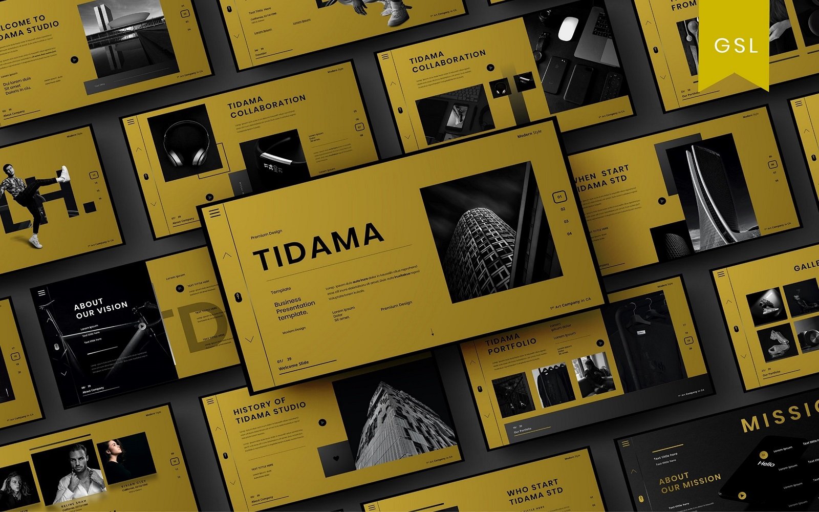Tidama - Business Google Slide Template