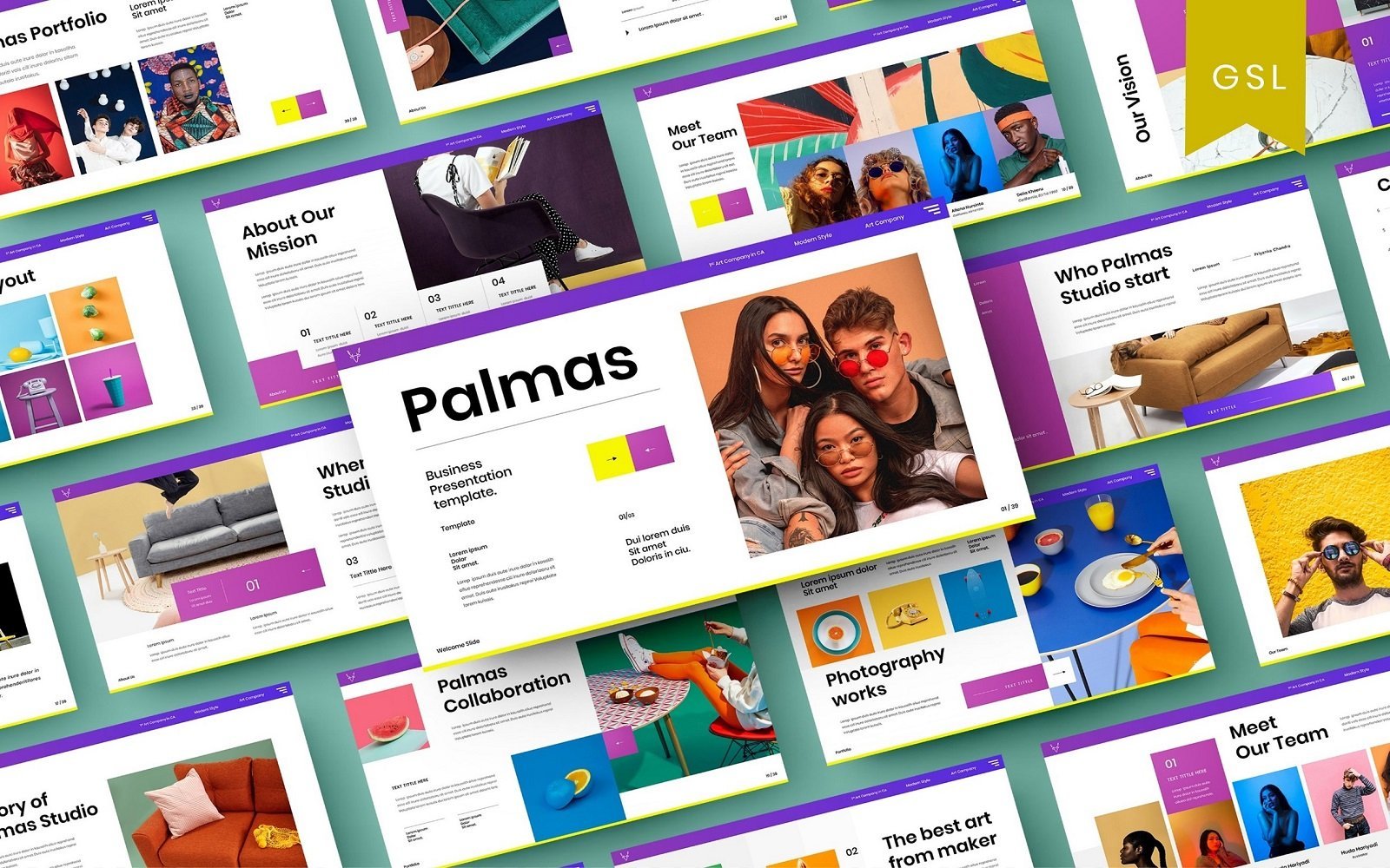 Palmas - Business Google Slide Template