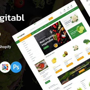 Clean Food Shopify Themes 255820