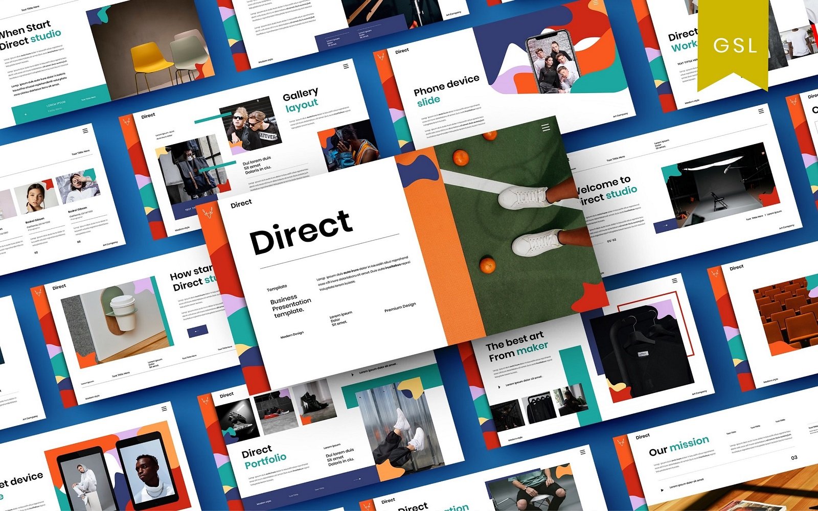 Direct - Business Google Slide Template
