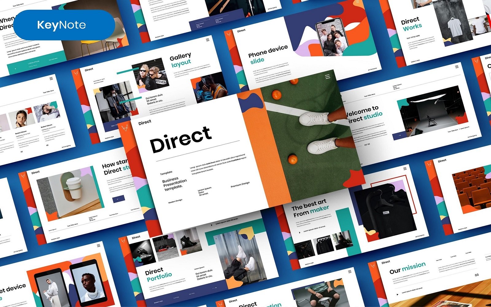 Direct – Business Keynote Template