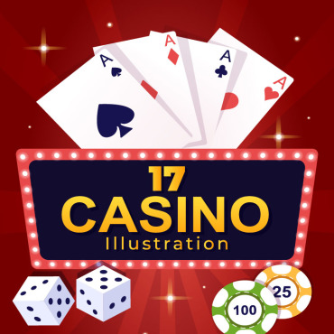 Poker Gambling Illustrations Templates 255901