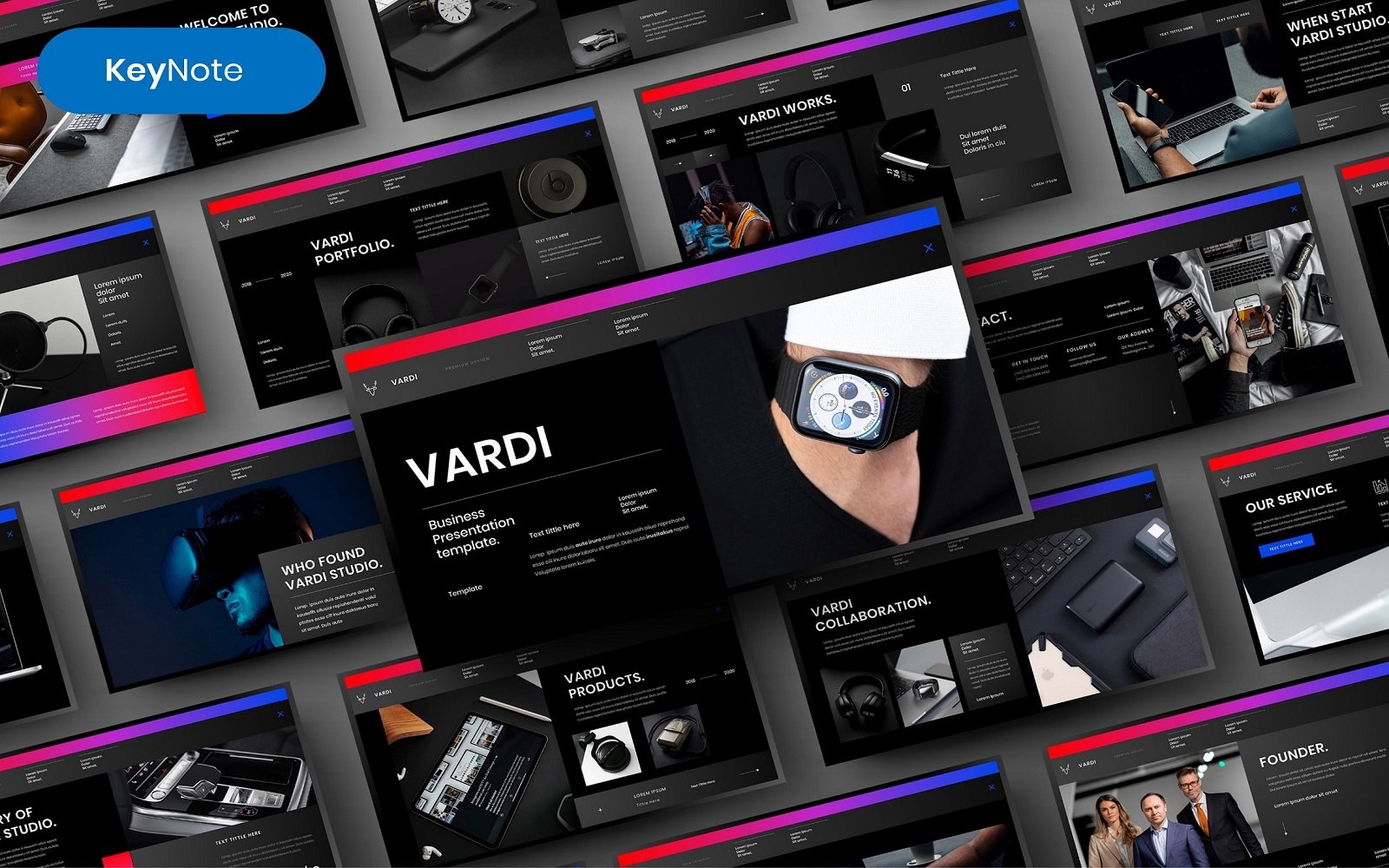 Vardi – Business Keynote Template