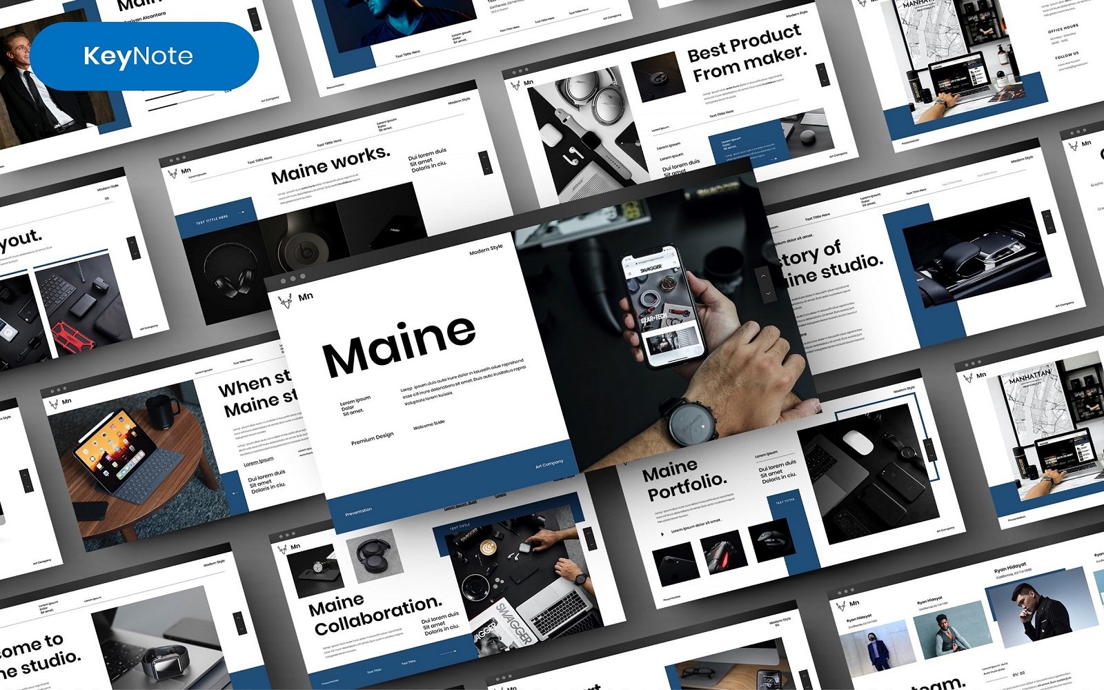 Maine – Business Keynote Template