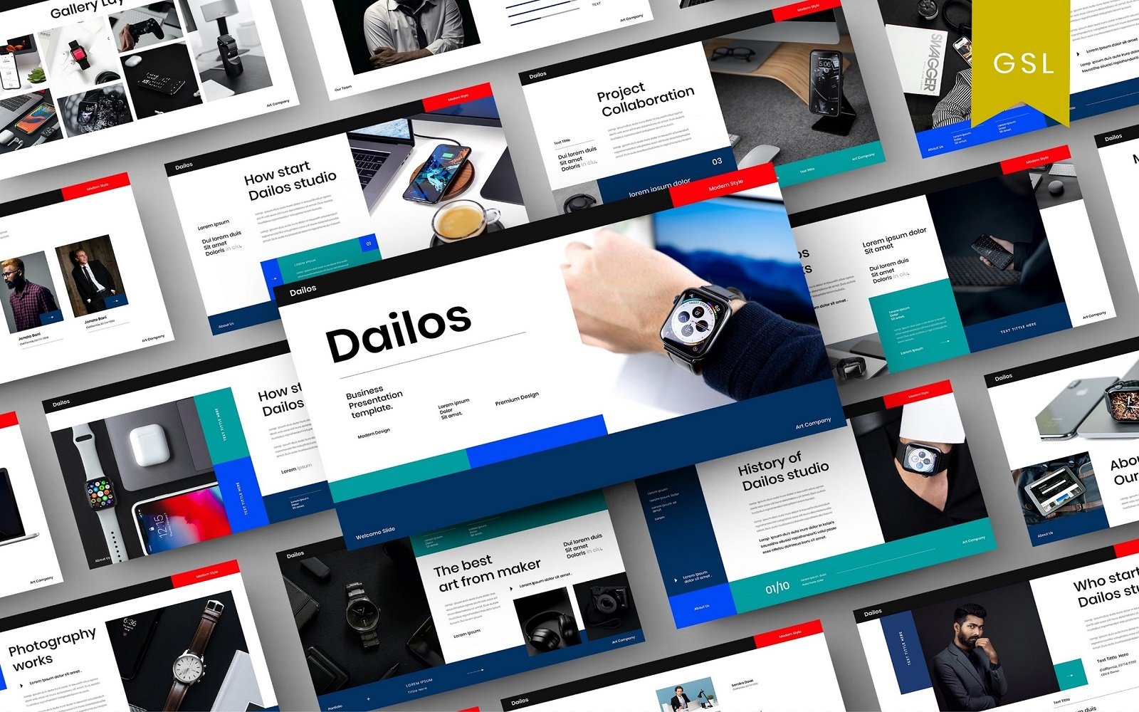 Dailos - Business Google Slide Template