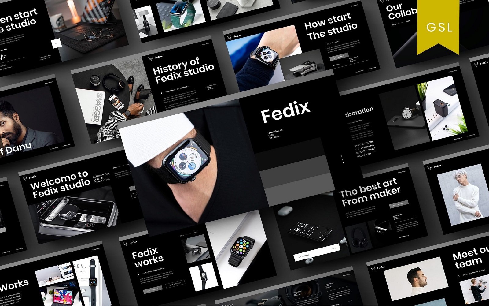 Fedix - Business Google Slide Template