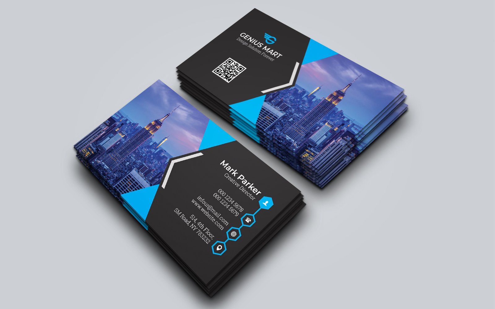 Corporate Business Card Template 28