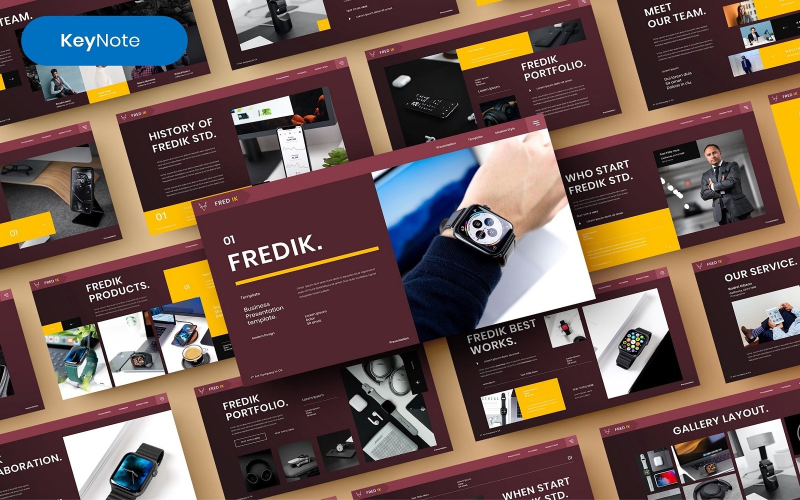 Fredik – Business Keynote Template