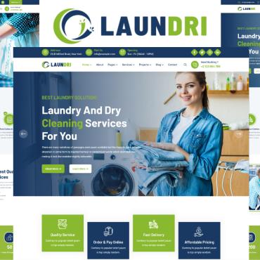 Cleaning Business Responsive Website Templates 255985