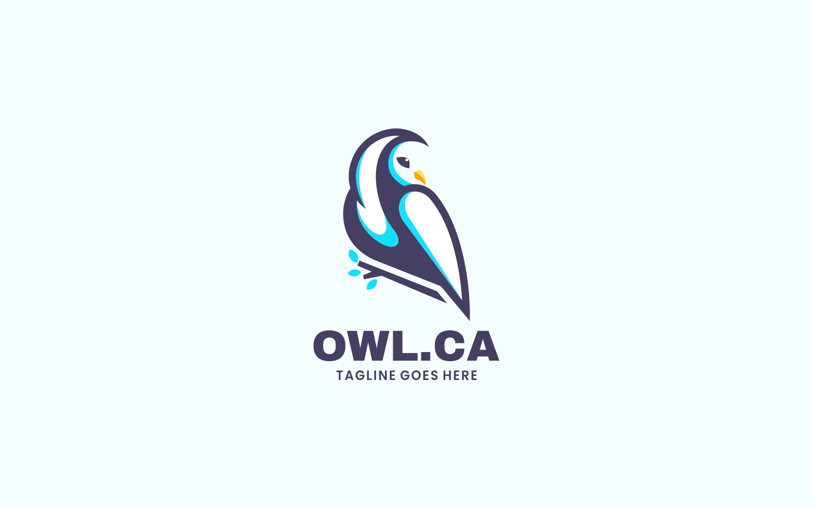 Vector Owl Mascot Logo Design