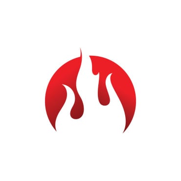 Flame Fire Logo Templates 256140