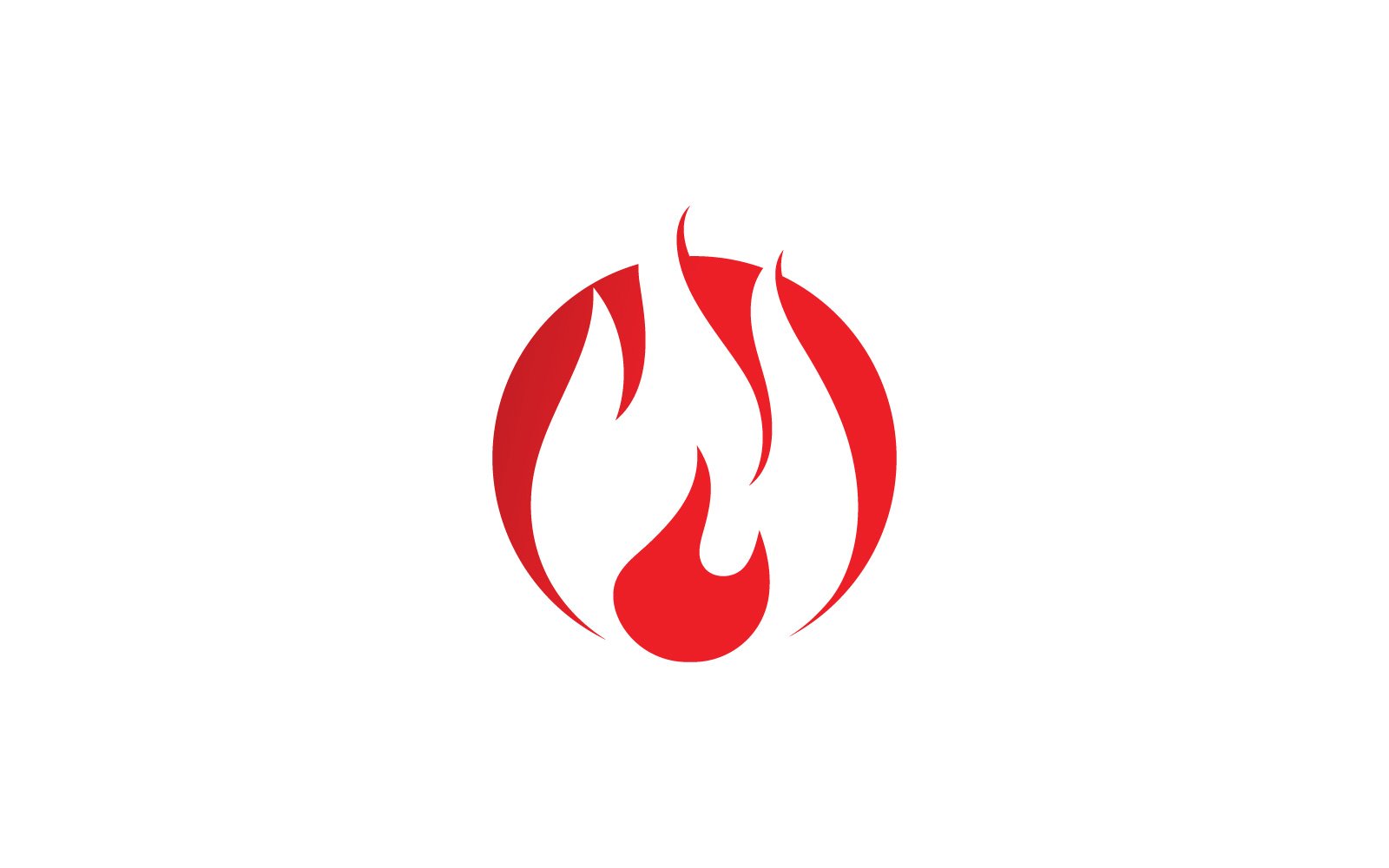Fire Flame Vector Logo Design Template V8
