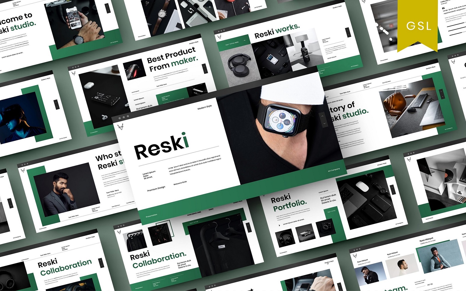 Reski - Business Google Slide Template