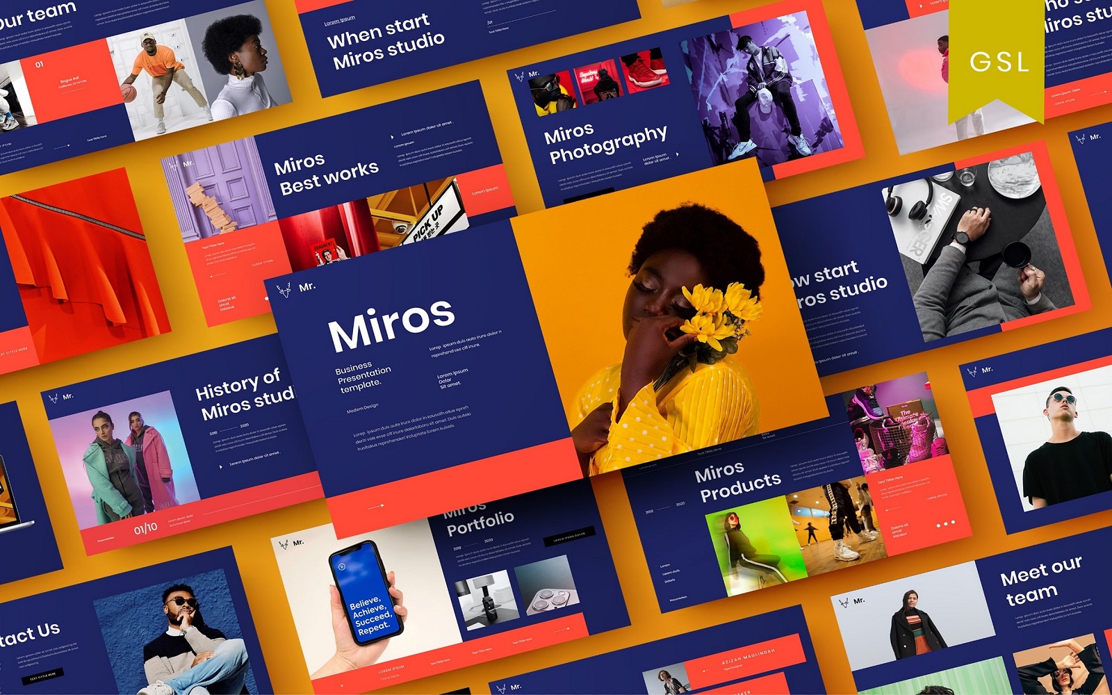 Miros - Business Google Slide Template