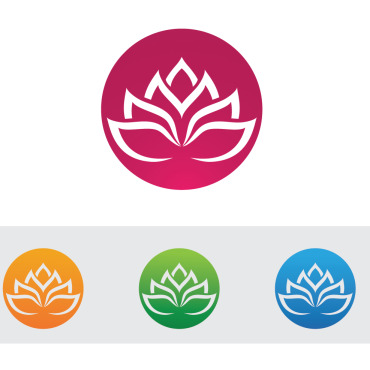 Lotus Flower Logo Templates 256380