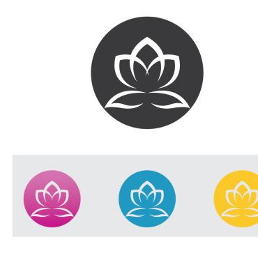 Lotus Flower Logo Templates 256384