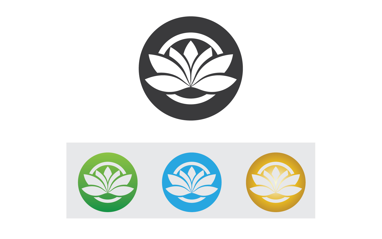 Vector Lotus Flower Logo And symbol V25