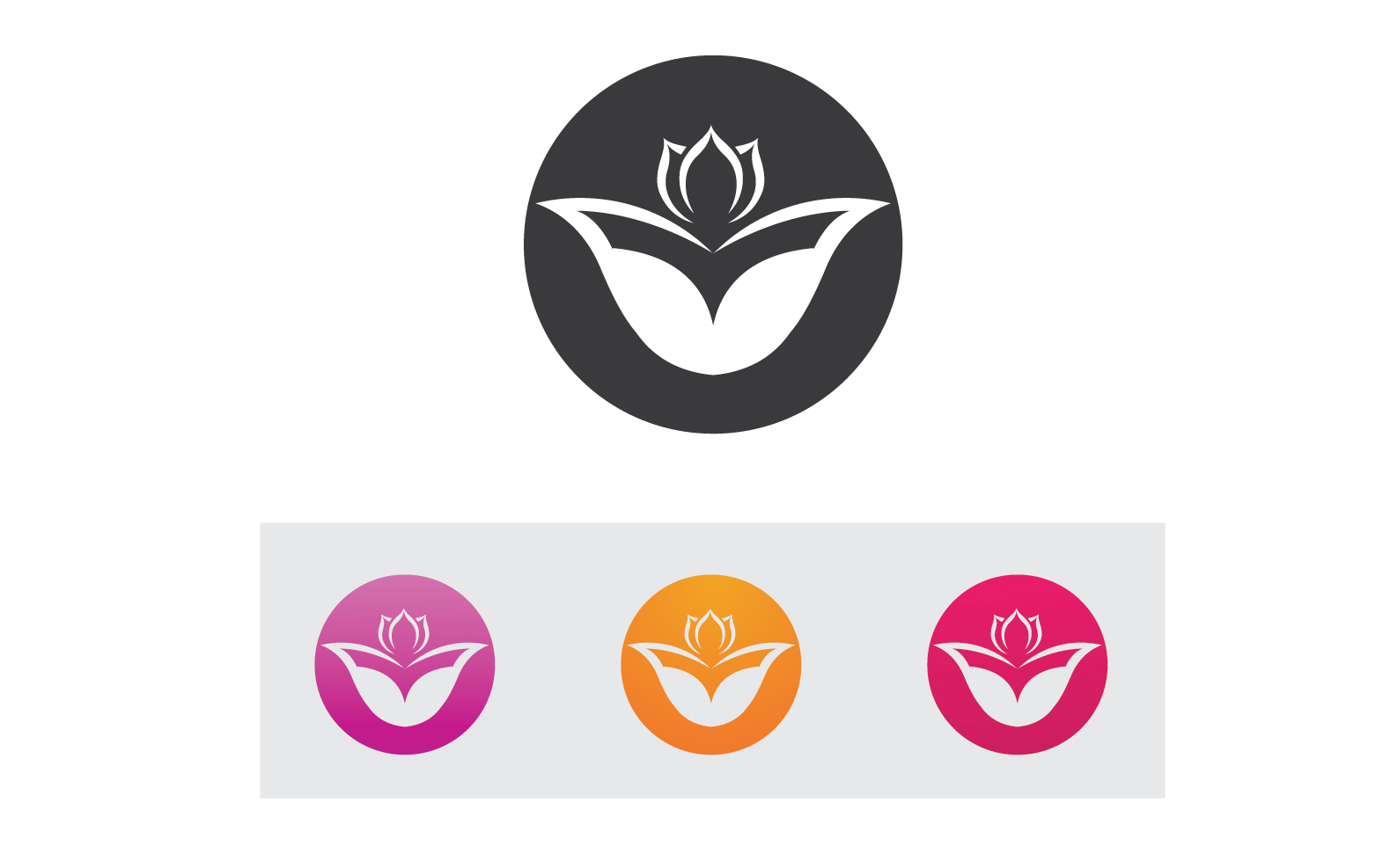 Vector Lotus Flower Logo And symbol V30