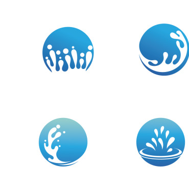 Water Vector Logo Templates 256496