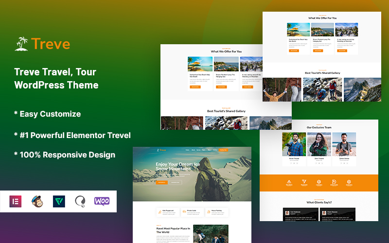 Treve - Travel, Tour WordPress Theme