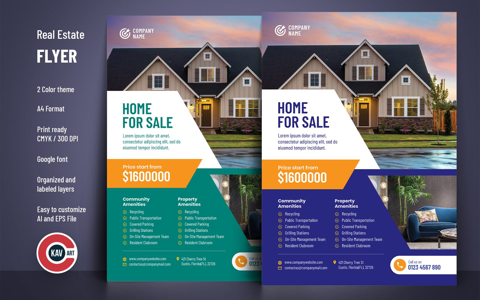 Real Estate Business A4 Flyer Template