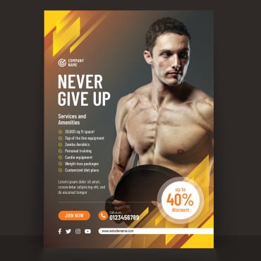 Promotion Fitness Corporate Identity 256580