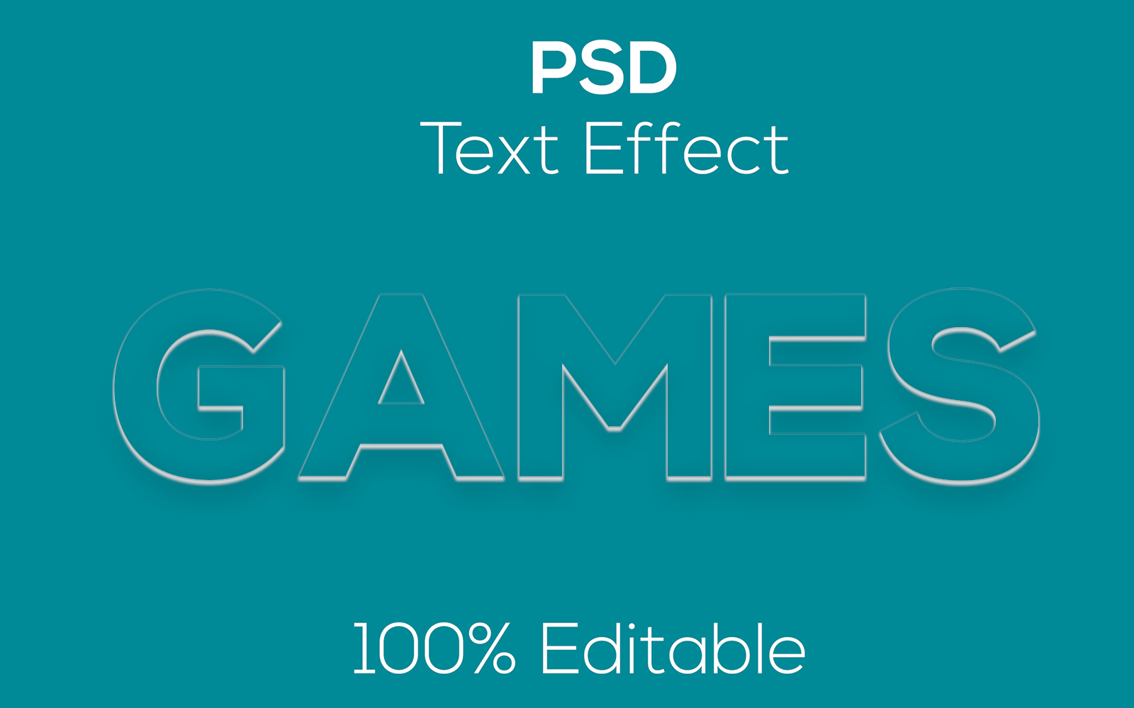 Games | Editable Premium Games Psd Text Effect