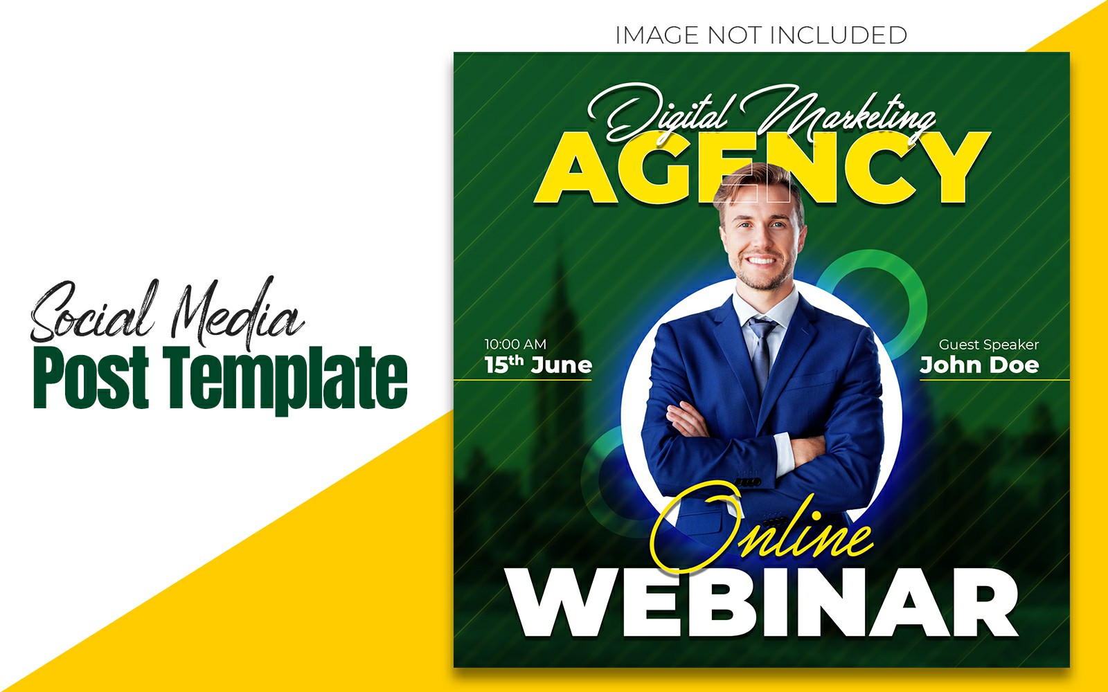 Digital Marketing Agency Live Webinar and Corporate Post for Social Media