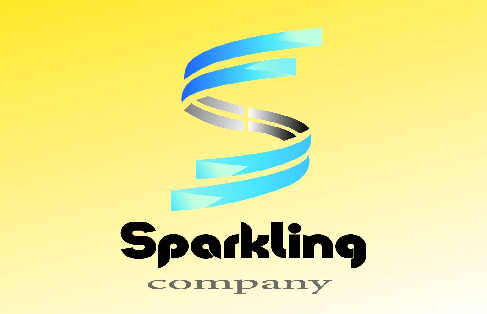 Sparkling Company Logo Template