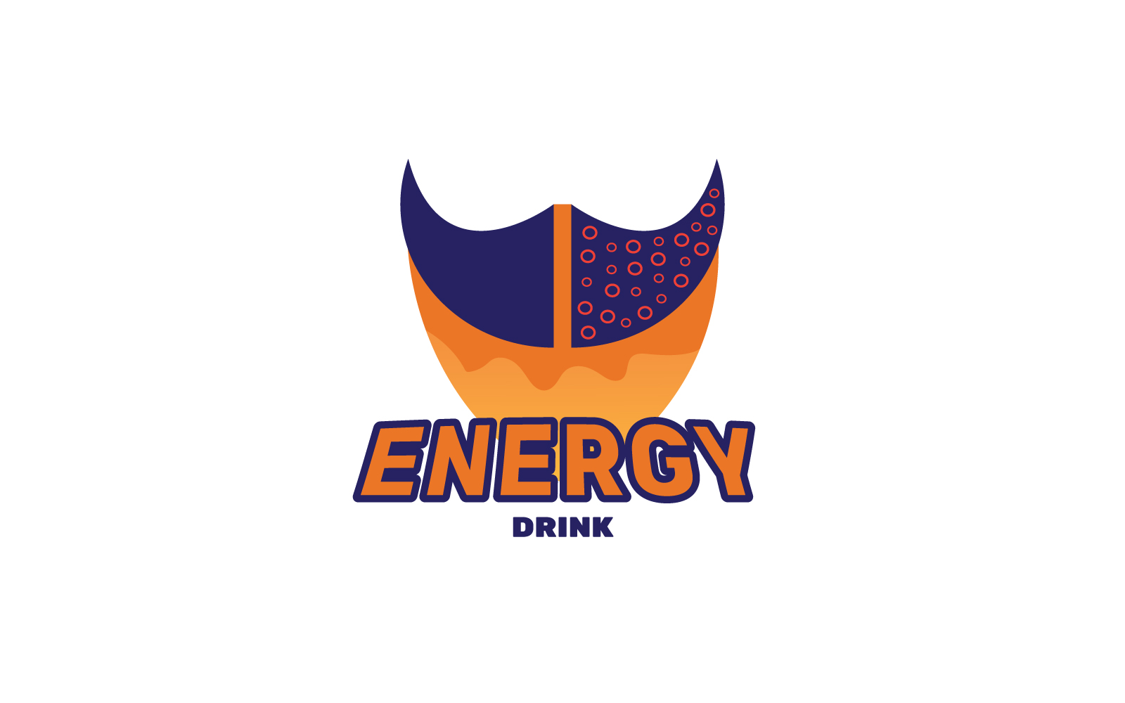Energy Drink Logo Design Template