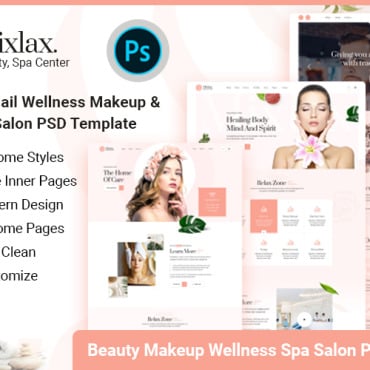 Beauty Products PSD Templates 256664