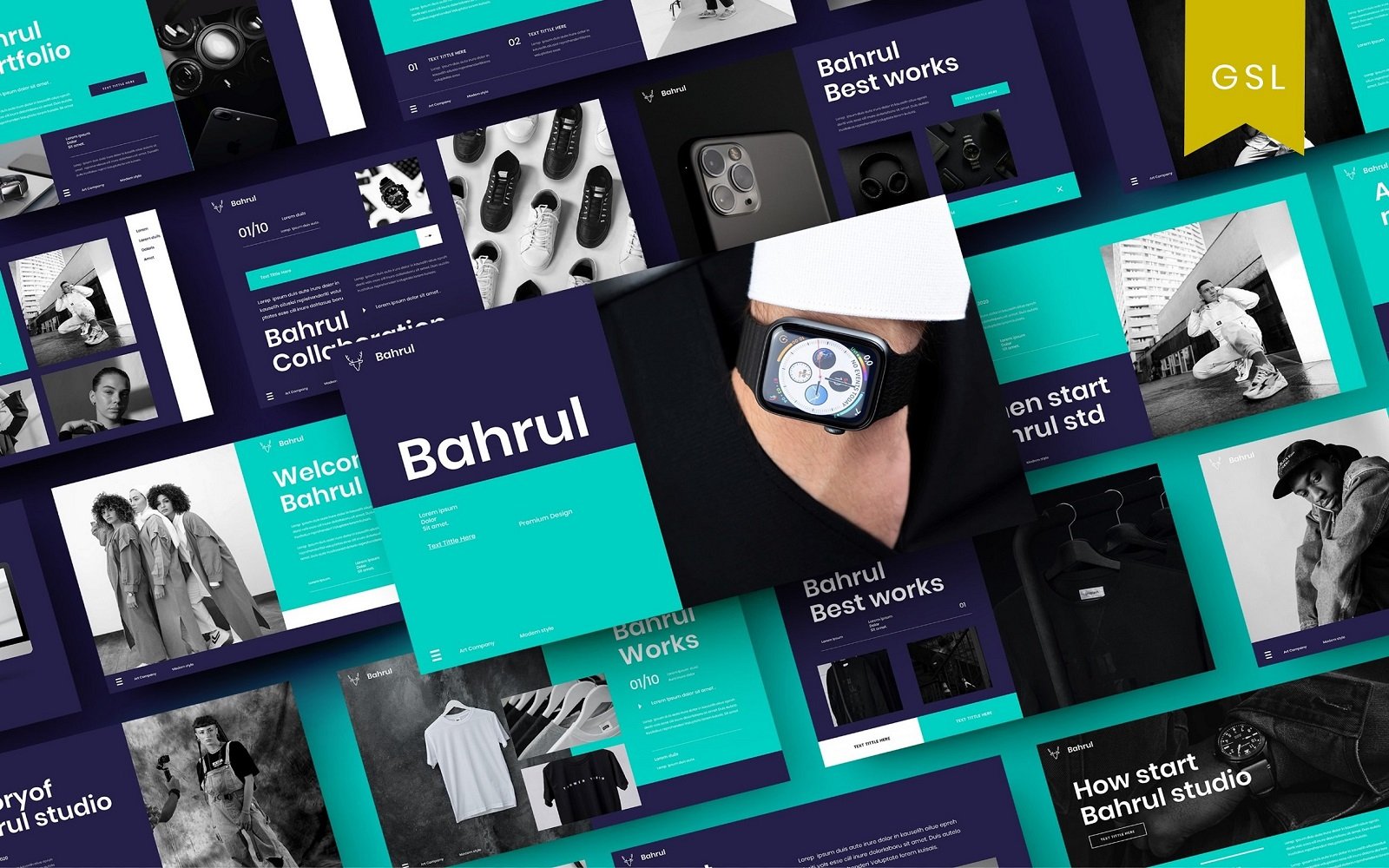 Bahrul - Business Google Slide Template