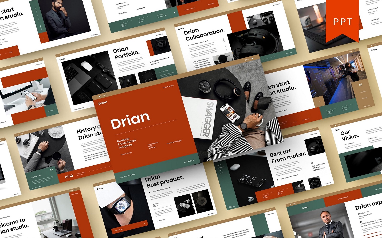 Drian – Business PowerPoint Template