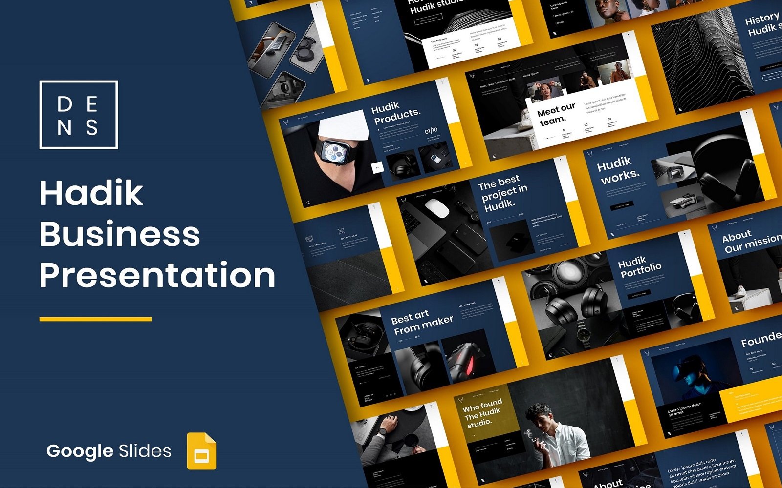 Hadik - Business Google Slide Template