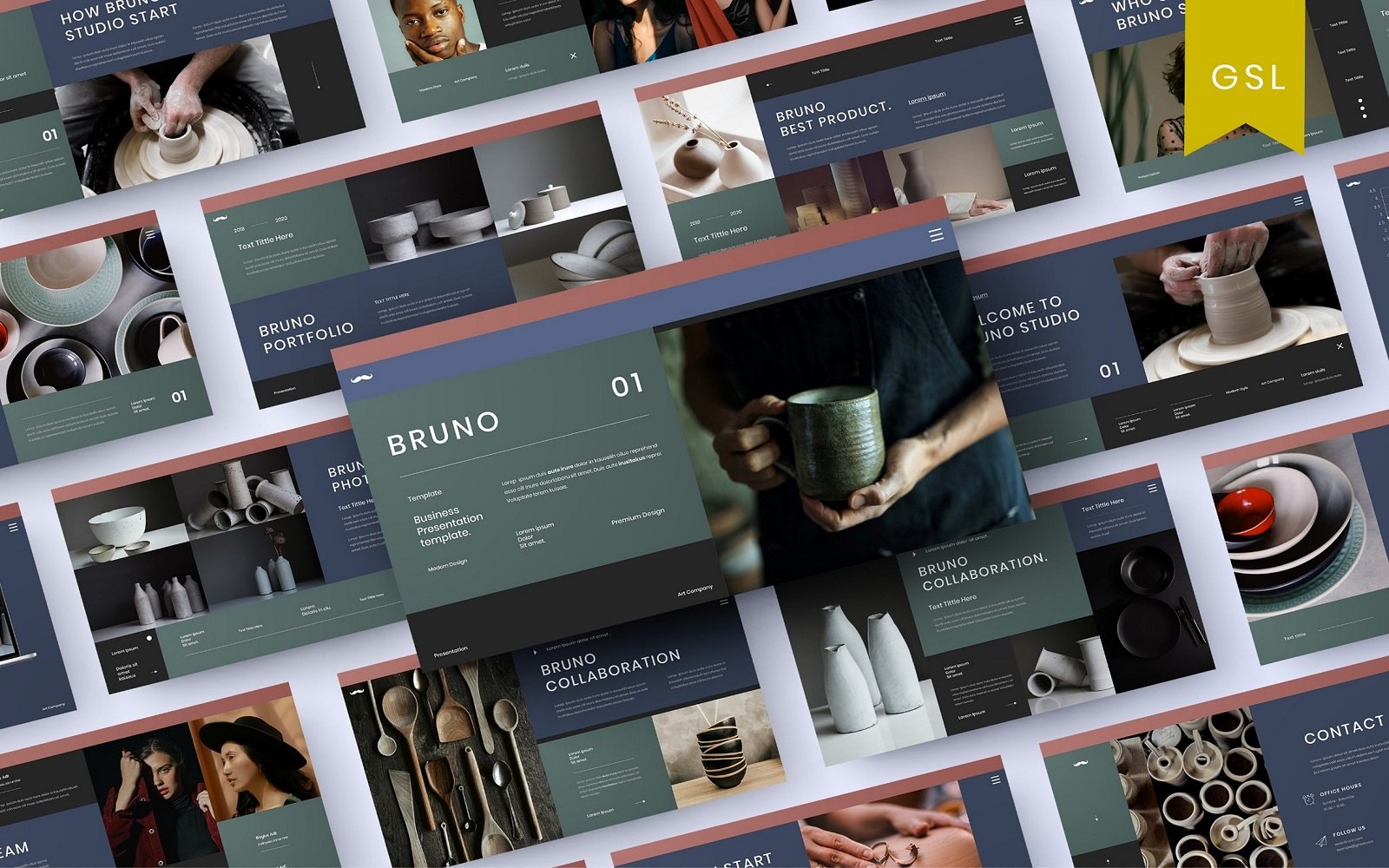 Bruno - Business Google Slide Template