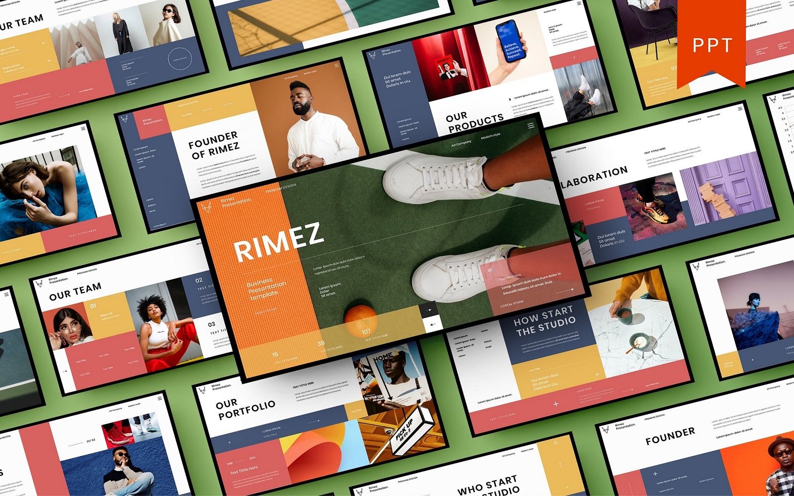 Rimez – Business PowerPoint Template
