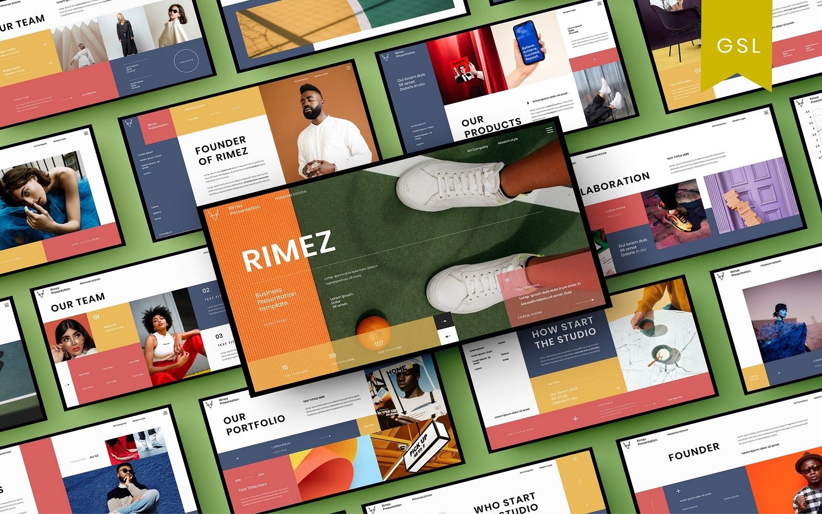 Rimez - Business Google Slide Template