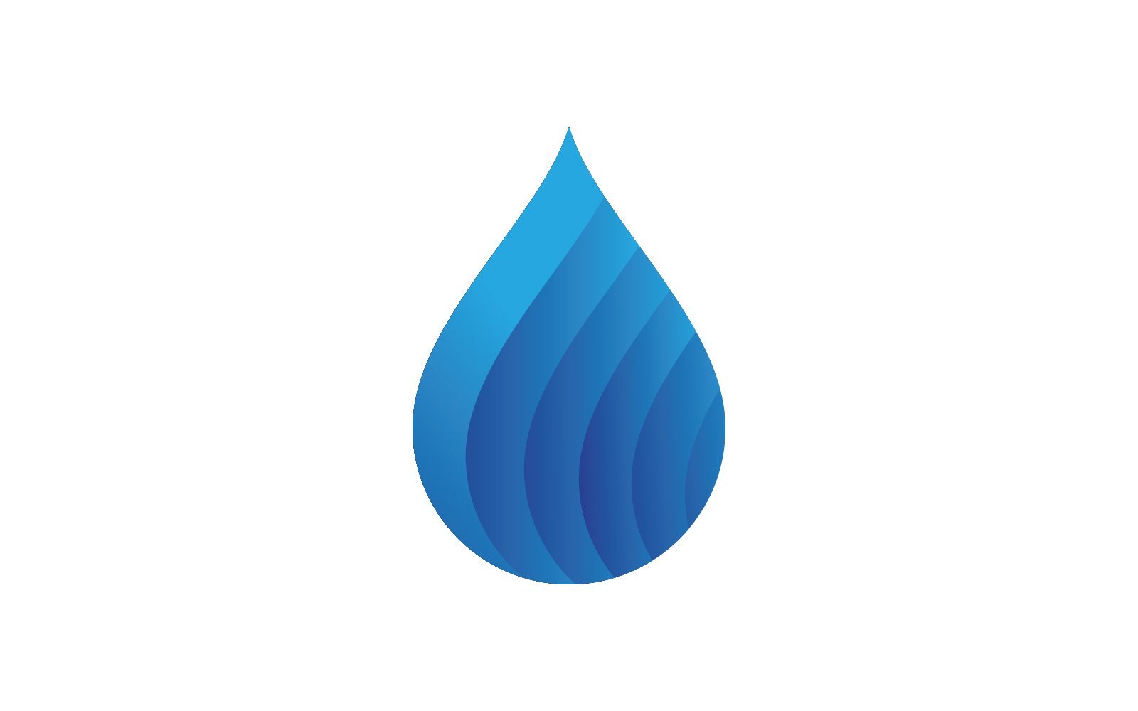 Water Drop Logo Template Vector Illustration Design V5