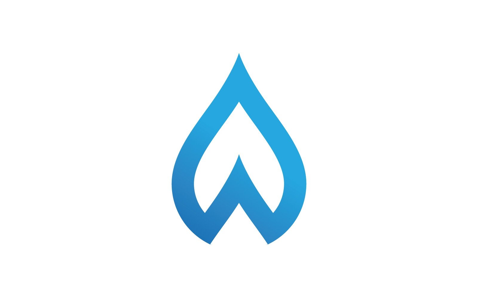 Water Drop Logo Template Vector Illustration Design V7