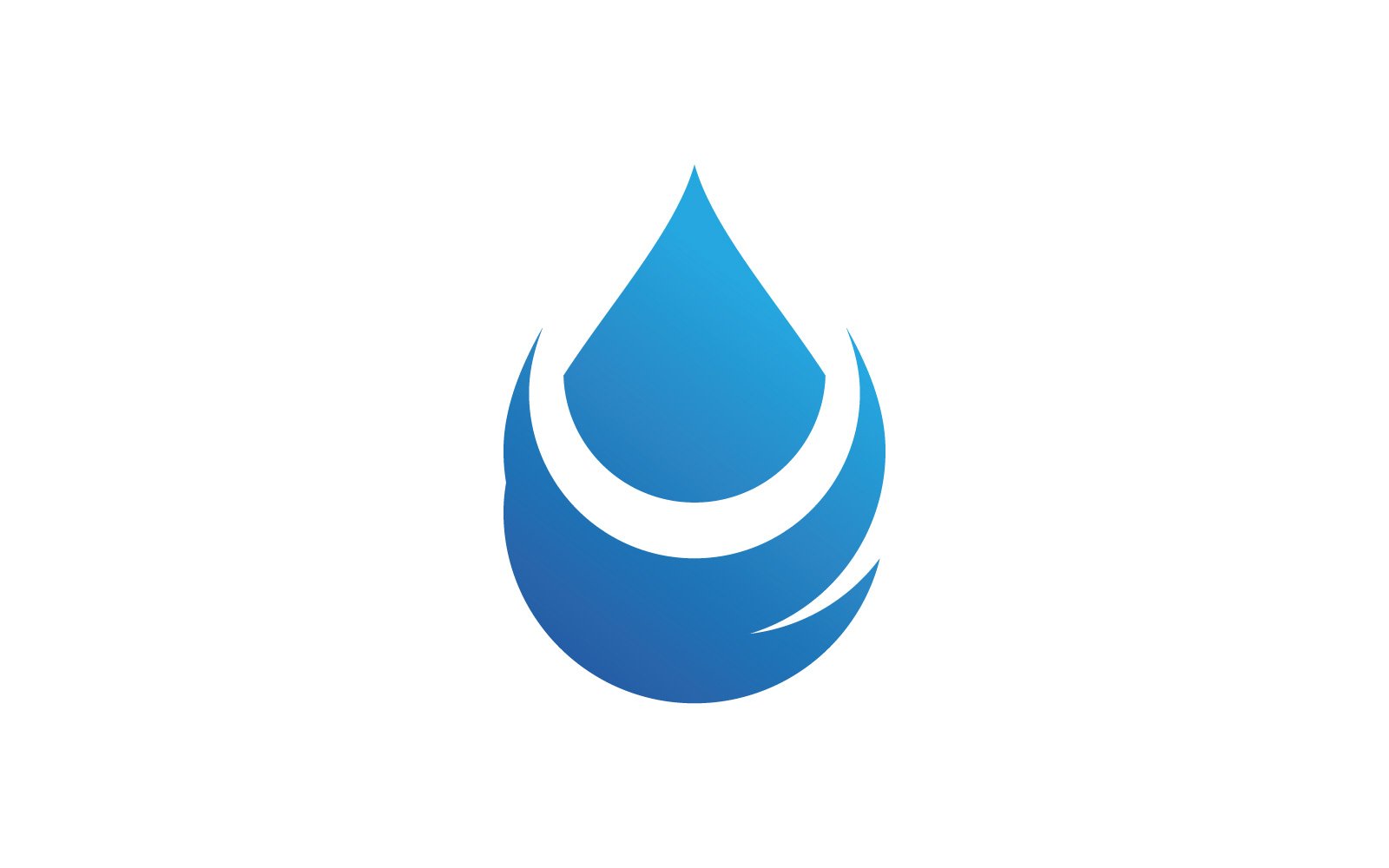 Water Drop Logo Template Vector Illustration Design V8