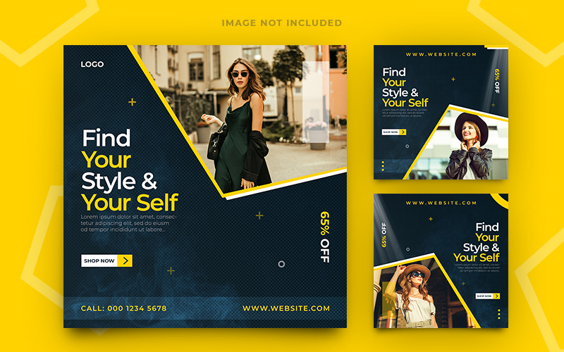 Fashion Sale Collection Social Media Instagram Facebook Post Banner Collections Templates