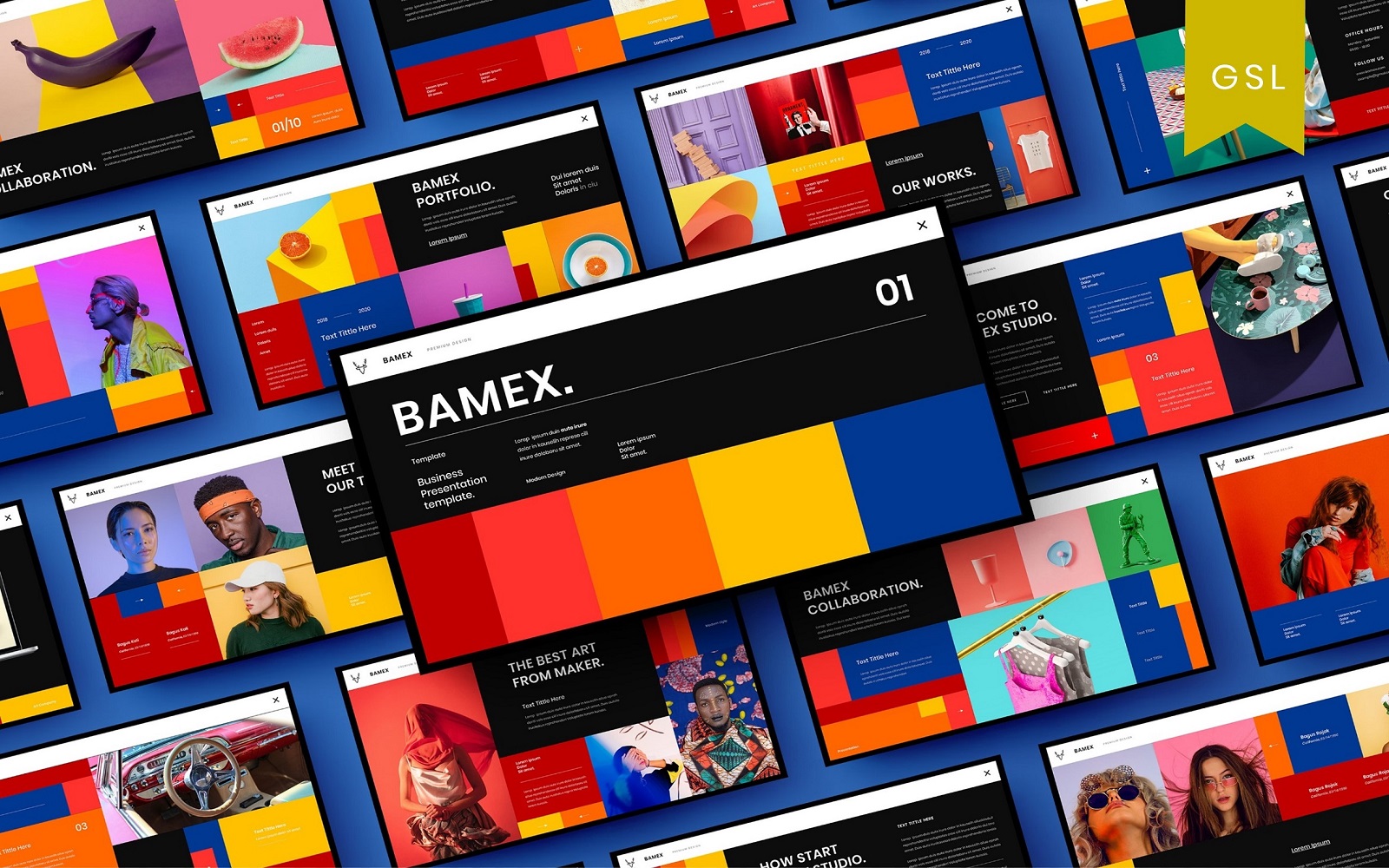 Bamex - Business Google Slide Template