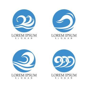 Water Wave Logo Templates 257941