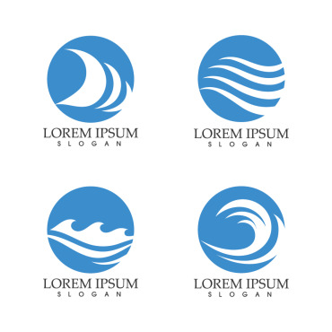 Water Wave Logo Templates 257948