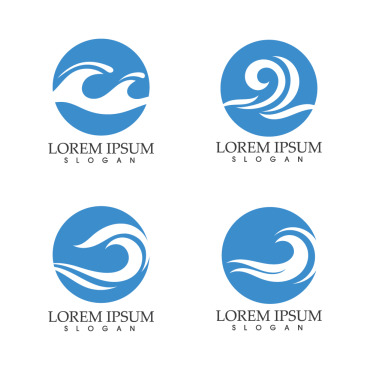 Water Wave Logo Templates 257949