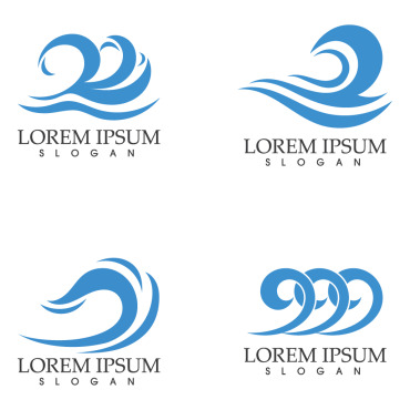 Water Wave Logo Templates 257954