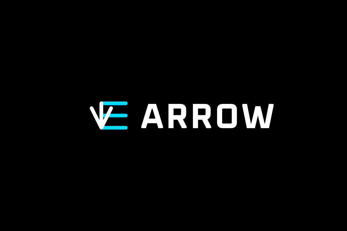 Letter E Arrow Modern Tech Logo